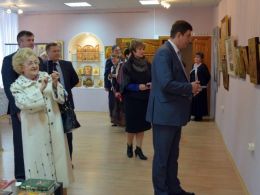 Выставка, посвящённая 60-летию Палехского отделения СХР