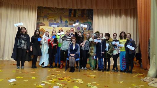Посвящение первокурсников в студенты Палехского художественного училища имени М. Горького